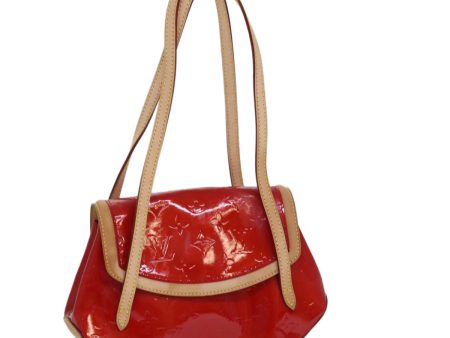 LOUIS VUITTON Monogram Vernis Biscayne Bay PM Bag Rouge M91291  85002 Cheap