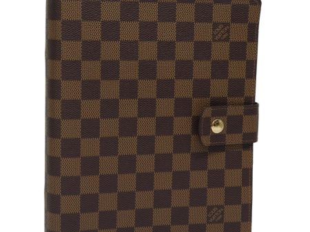 LOUIS VUITTON Damier Ebene Agenda GM Day Planner Cover R20107  82034 Online Hot Sale