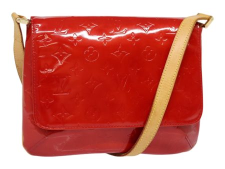 LOUIS VUITTON Monogram Vernis Thompson Street Shoulder Bag Red M91094 Auth 88361 Sale