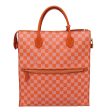 LOUIS VUITTON Damier Color Mobile Hand Bag 2way Orange Pimon N41304 Auth 87570 Online