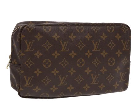 LOUIS VUITTON Monogram Trousse Toilette 28 Clutch Bag M47522  ar12175 For Sale