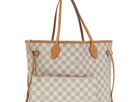 LOUIS VUITTON Damier Azur Neverfull MM Tote Bag N41605  89255 Hot on Sale