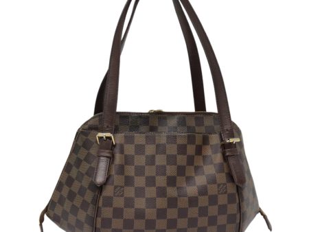 LOUIS VUITTON Damier Ebene Belem MM Shoulder Bag N51174  yk14647 Fashion