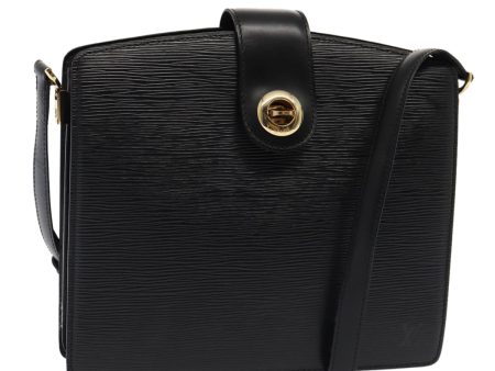 LOUIS VUITTON Epi Capuchin Shoulder Bag Black M52342  86479 Discount