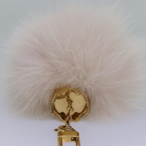 LOUIS VUITTON Fuzzy Bubble Key Holder Pink Gold M67371  87735 For Cheap