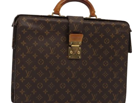 LOUIS VUITTON Monogram Serviette Fermoir Business Bag M53305  87110 Online Hot Sale