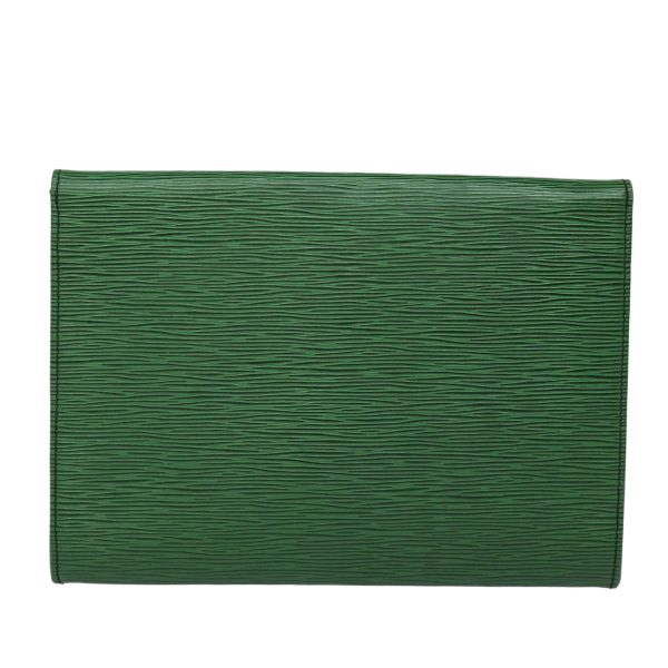 LOUIS VUITTON Epi Jena Clutch Bag Green M52724  ar12186 For Cheap