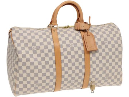 LOUIS VUITTON Damier Azur Keepall 50 Boston Bag N41430  83727A Online