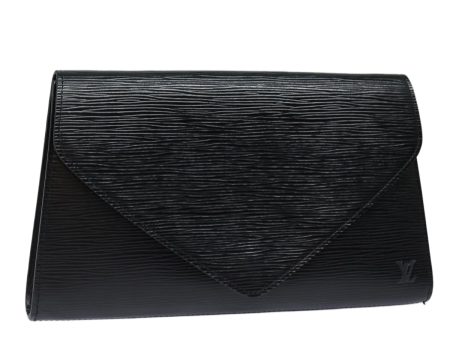 LOUIS VUITTON Epi Art Deco Clutch Bag Black M52632  82936 Online