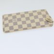 LOUIS VUITTON Damier Azur Etui Lunettes MM Glasses Case N60025  85236 Supply