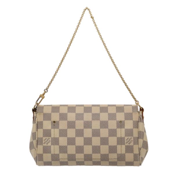 LOUIS VUITTON Damier Azur Favorit PM Shoulder Bag 2way N41277  89446 For Discount