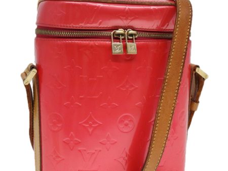 LOUIS VUITTON Monogram Vernis Sullivan Vertical Bag Pink M91259  89190 Online now