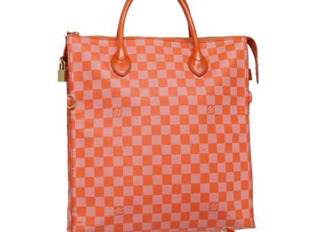 LOUIS VUITTON Damier Color Mobile Hand Bag 2way Orange Pimon N41304 Auth 87570 Online