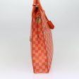 LOUIS VUITTON Damier Color Mobile Hand Bag 2way Orange Pimon N41304 Auth 87570 Online