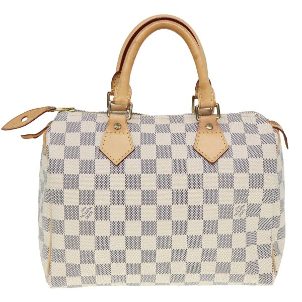 LOUIS VUITTON Damier Azur Speedy 25 Hand Bag N41534  tb1153 Fashion