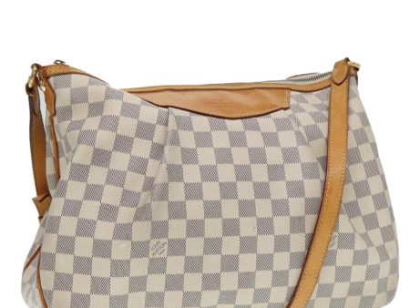 LOUIS VUITTON Damier Azur Siracusa MM Shoulder Bag N41112  87968 Online Sale