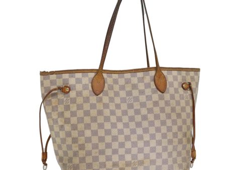 LOUIS VUITTON Damier Azur Neverfull MM Tote Bag N41605  85044 For Discount