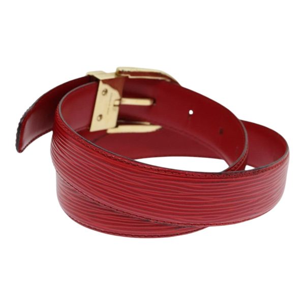 LOUIS VUITTON Epi Ceinture Belt 33.5   Red  hk1545 Online Sale