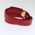 LOUIS VUITTON Epi Ceinture Belt 33.5   Red  hk1545 Online Sale