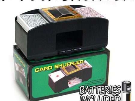 2 Deck Playing Card Shuffler w- Batteries For Sale