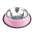 16oz. Pink Stainless Steel Dog Bowl Online Sale